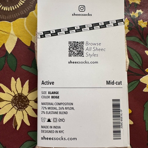 Sheec active mid cut no show socks - Picture 3 of 4